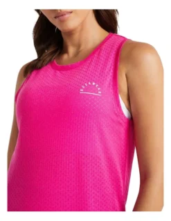 Casual Mesh Logo Tank In Hyper Pink 7 Casual Mesh Logo Tank In Hyper Pink -Myer Clothing Shop 983674090 4 720x928