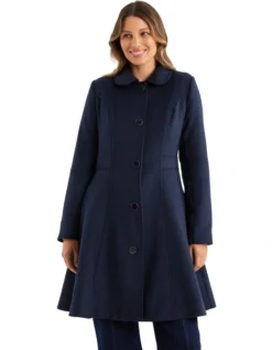 Mademoiselle Coat In Navy