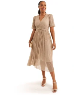 Pixie Dust Dress In Gold -Myer Clothing Shop 983682640 4 720x928