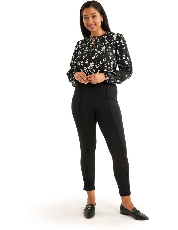 Natalia Ponte Pant In Black 1 Natalia Ponte Pant In Black