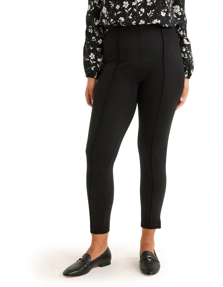 Natalia Ponte Pant In Black 2 Natalia Ponte Pant In Black - Image 2