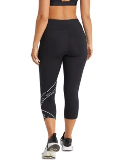 Pocket Logo 7/8 Tights In Black