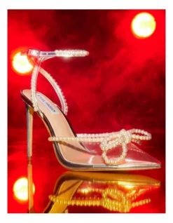 Steve Madden Viable-P Pearl Heels In Silver -Myer Clothing Shop 983896300 6 720x928