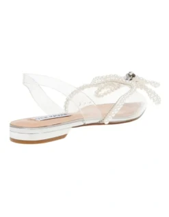 Steve Madden Justi-P Pearl Clear Heels In Silver -Myer Clothing Shop 983896390 3 720x928
