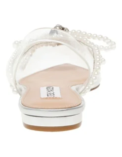 Steve Madden Justi-P Pearl Clear Heels In Silver -Myer Clothing Shop 983896390 5 720x928