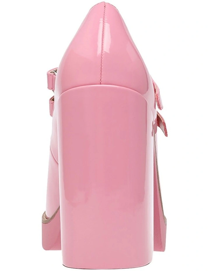 Steve Madden Twice Patent Mary Janes Pumps In Pink 4 Steve Madden Twice Patent Mary Janes Pumps In Pink - Image 4