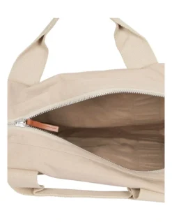 Recycled Cotton Duffle Bag In Brown -Myer Clothing Shop 983899630 3 720x928