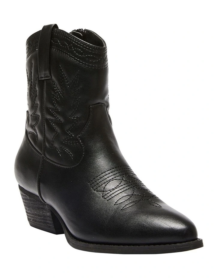 Texas Western Boots In Black 2 Texas Western Boots In Black - Image 2