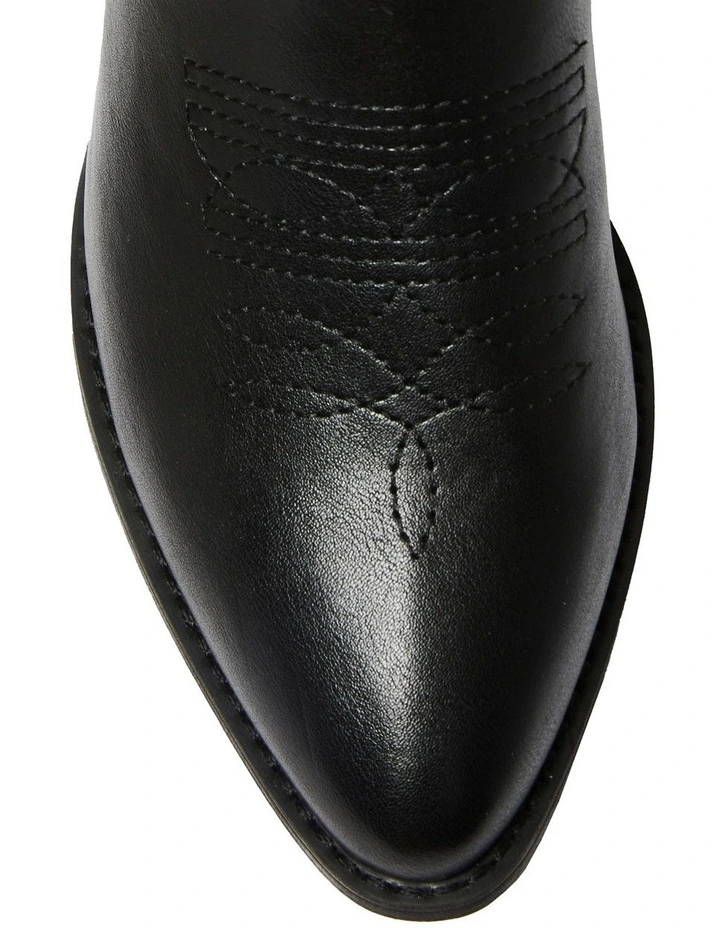 Texas Western Boots In Black 7 Texas Western Boots In Black - Image 7