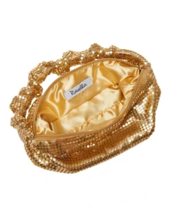 Disco Bag In Gold Mesh -Myer Clothing Shop 983991790 4 720x928