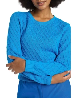 Cross My Heart Knit In Blue -Myer Clothing Shop 984026530 3 720x928