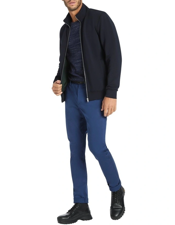 Neo Zip Thru In Navy 2 Neo Zip Thru In Navy - Image 2