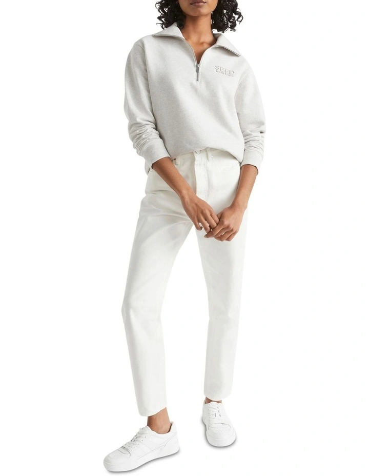 Core Heritage Logo Sweat In Grey 3 Core Heritage Logo Sweat In Grey - Image 3