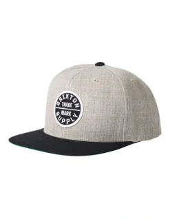 Brixton Oath III Snapback In Grey
