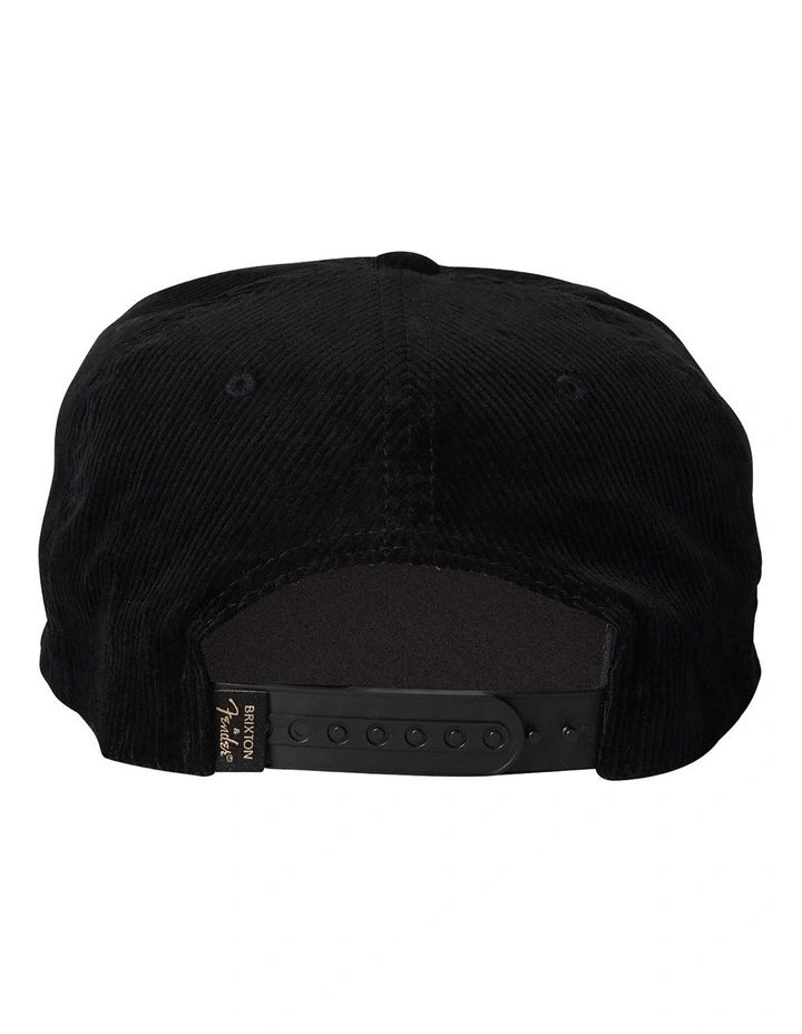 Brixton Fender Jaguar Contour MP Snapback In Black 3 Brixton Fender Jaguar Contour MP Snapback In Black - Image 3
