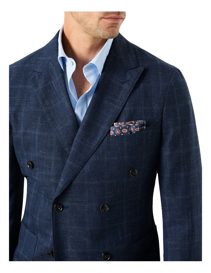 Polter Double Breasted Jacket In Blue 2 Polter Double Breasted Jacket In Blue - Image 2