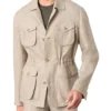 Alcantara Explorer Jacket In Beige