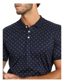 Sato Mercerised Geo Polo In Navy 6 Sato Mercerised Geo Polo In Navy -Myer Clothing Shop 984836620 3 720x928
