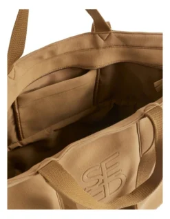 Logo Jersey Overnight Bag In Brown -Myer Clothing Shop 984877480 5 720x928