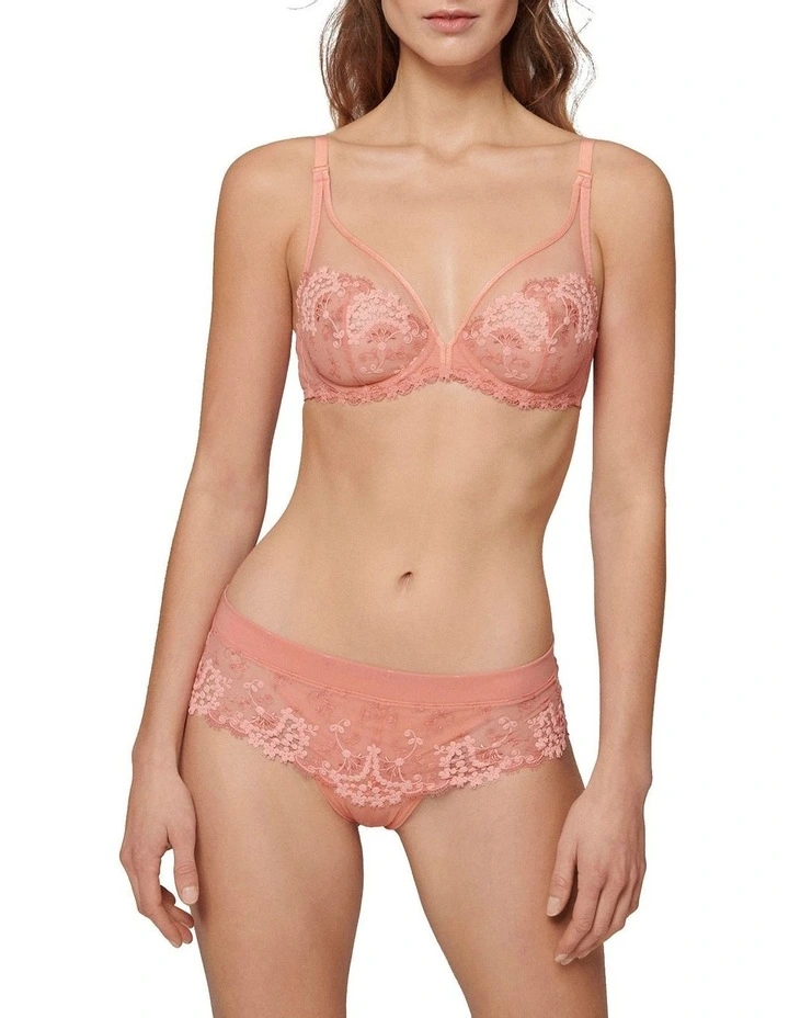 Simone Perele Wish Full Cup Plunge Bra In Orange 3 Simone Perele Wish Full Cup Plunge Bra In Orange - Image 3