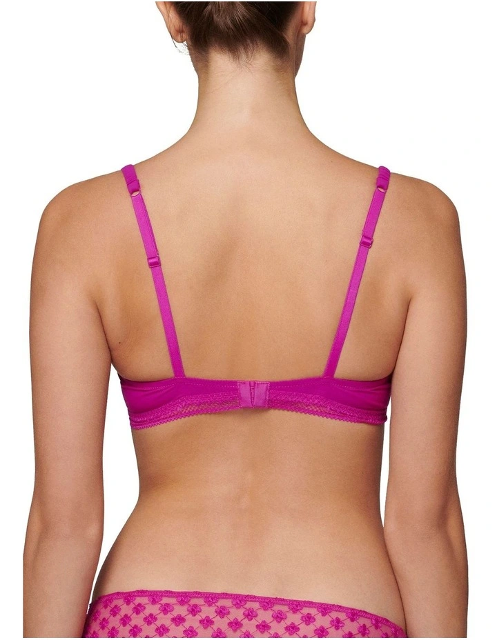Simone Perele Hortense Half Cup Bra In Pink 2 Simone Perele Hortense Half Cup Bra In Pink - Image 2
