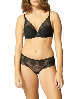 Simone Perele Reve Triangle Push Up Bra In Black -Myer Clothing Shop 985033630 3 720x928