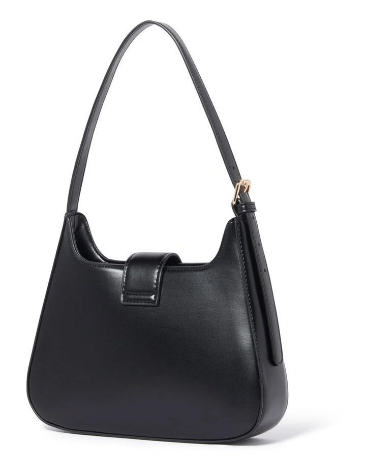 Forever New Tasha Buckle Shoulder Bag In Black 2 Forever New Tasha Buckle Shoulder Bag In Black - Image 2