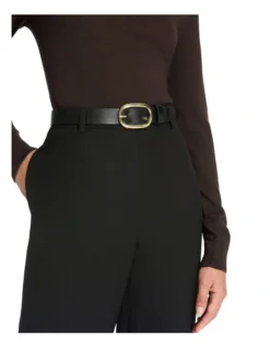 Kumru Leather Belt In Black 5 Kumru Leather Belt In Black -Myer Clothing Shop 985285090 3 720x928