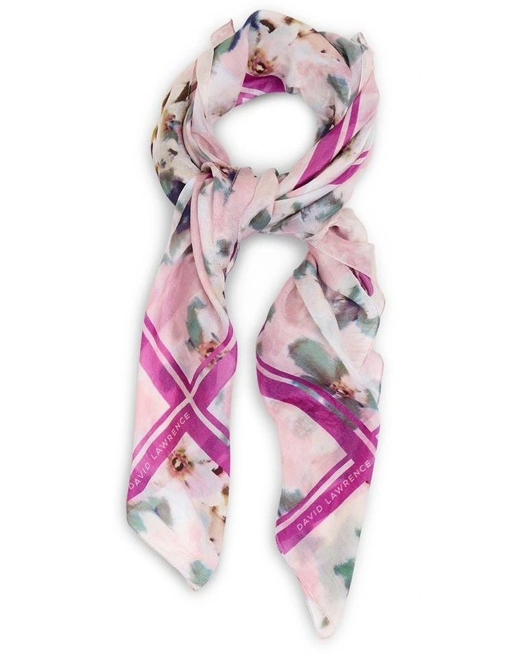 Caya Silk Scarf In Multi 1 Caya Silk Scarf In Multi
