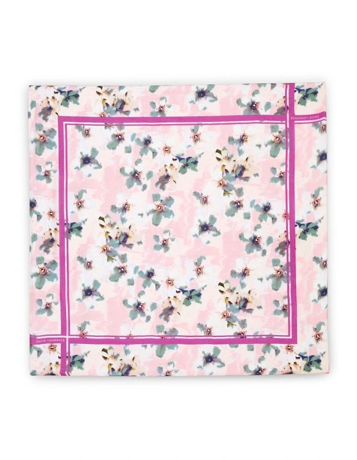 Caya Silk Scarf In Multi 2 Caya Silk Scarf In Multi - Image 2