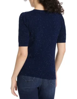 Speckled Away Knit In Navy 7 Speckled Away Knit In Navy -Myer Clothing Shop 985294990 4 720x928