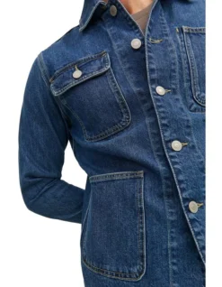 Jack & Jones Benji Denim Jacket Dark In Blue -Myer Clothing Shop 985352050 3 720x928