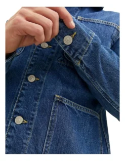 Jack & Jones Benji Denim Jacket Dark In Blue -Myer Clothing Shop 985352050 4 720x928