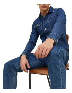 Jack & Jones Benji Denim Jacket Dark In Blue -Myer Clothing Shop 985352050 5 720x928