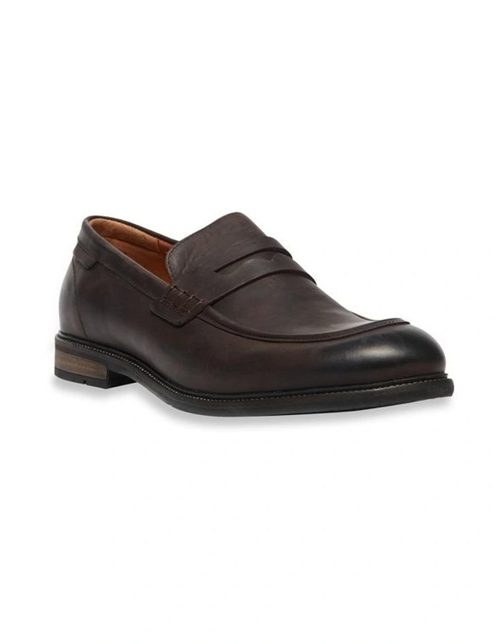 Portobello Mocc Slip On Loafer In Brown 2 Portobello Mocc Slip On Loafer In Brown - Image 2