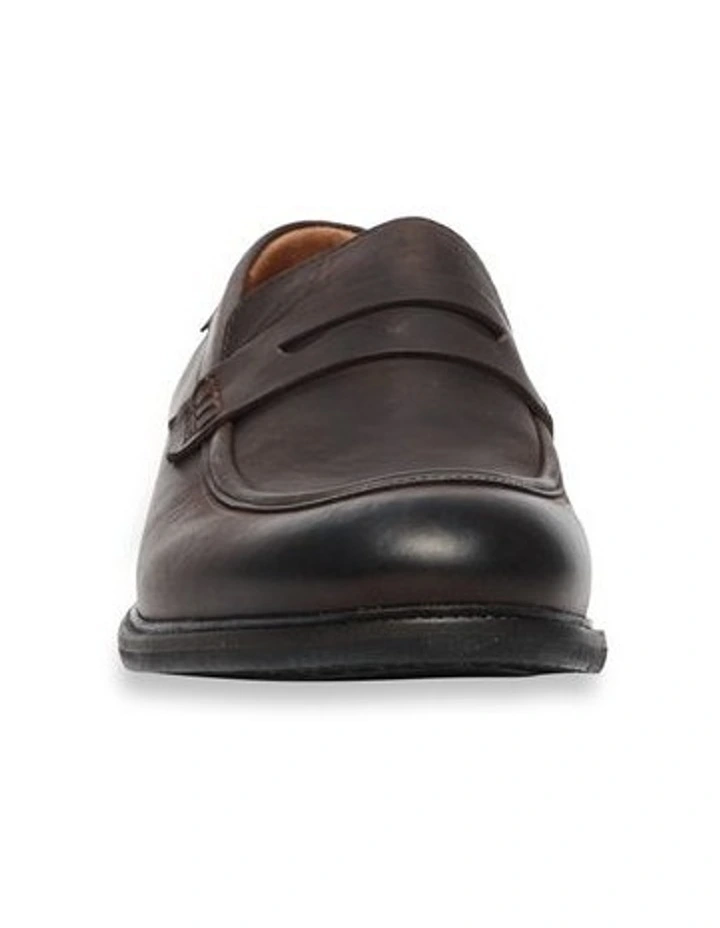 Portobello Mocc Slip On Loafer In Brown 4 Portobello Mocc Slip On Loafer In Brown - Image 4
