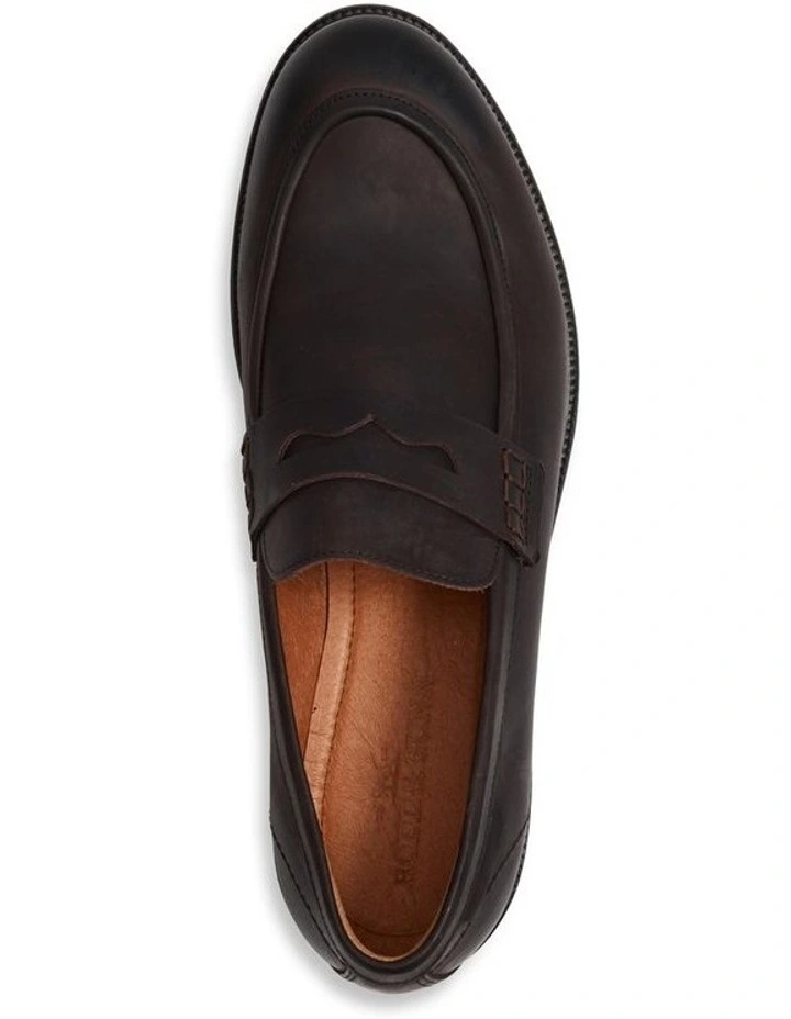 Portobello Mocc Slip On Loafer In Brown 6 Portobello Mocc Slip On Loafer In Brown - Image 6