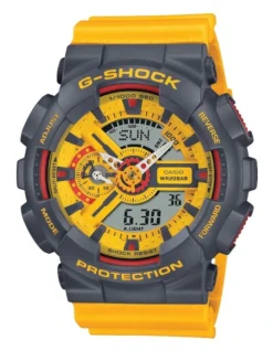 GA110Y-9A G-Shock Duo 90s Heritage Watch In Yellow