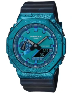 GM2140GEM-2A G-Shock Duo Adventure Gems Resin Watch In Blue
