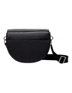 ECCO Textureblock Saddle Bag In Black