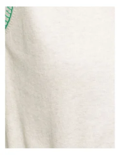 Oxford Zandy Tipping Detail Cardigan In Grey -Myer Clothing Shop 986071240 3 720x928