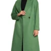 Oxford Celia Wool Rich Coat In Green
