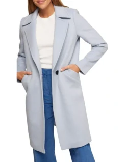 Oxford Sunny Wool Rich Coat In Light Blue -Myer Clothing Shop 986076370 4 1 720x928