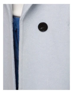 Oxford Sunny Wool Rich Coat In Light Blue -Myer Clothing Shop 986076370 6 1 720x928