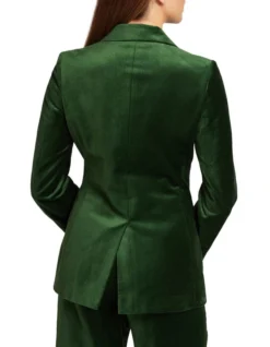 Oxford Raffi Velvet Jacket In Irish Green -Myer Clothing Shop 986078170 3 1 720x928