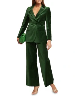 Oxford Raffi Velvet Jacket In Irish Green -Myer Clothing Shop 986078170 5 1 720x928