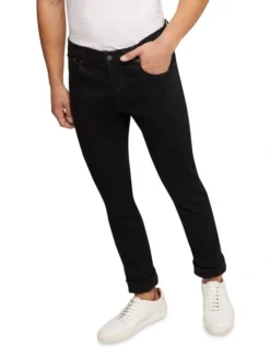 Oxford Leo Overdyed Jeans In Black -Myer Clothing Shop 986192560 4 720x928