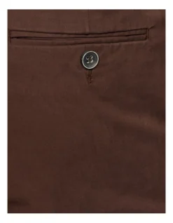 Oxford Luka Stretch Casual Pants In Brown -Myer Clothing Shop 986194000 6 720x928