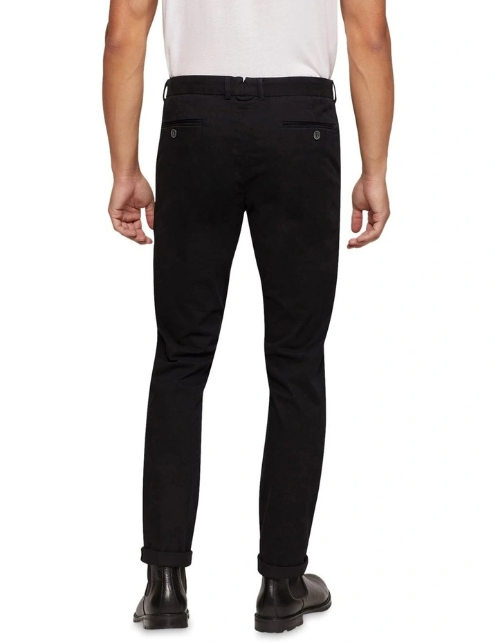 Oxford Luka Stretch Casual Pants In Black 3 Oxford Luka Stretch Casual Pants In Black - Image 3