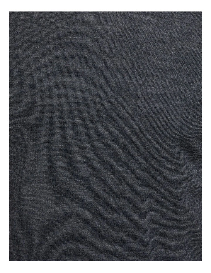 Oxford V-Neck Pure Merino Wool Pullover In Grey 6 Oxford V-Neck Pure Merino Wool Pullover In Grey - Image 6